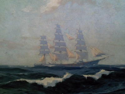 Gordon Hope Grant Seascape (Signed & Dated 1929) 