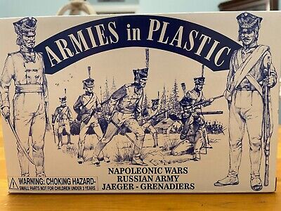Armies in Plastic Napoleonic Wars Russian Army Jaeger-Grenadiers 1/32 54mm *note