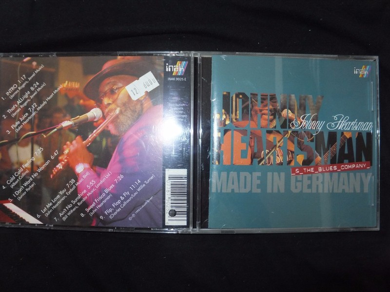Cd Johnny Heartsman & The Blues Company / Made In Germany /
