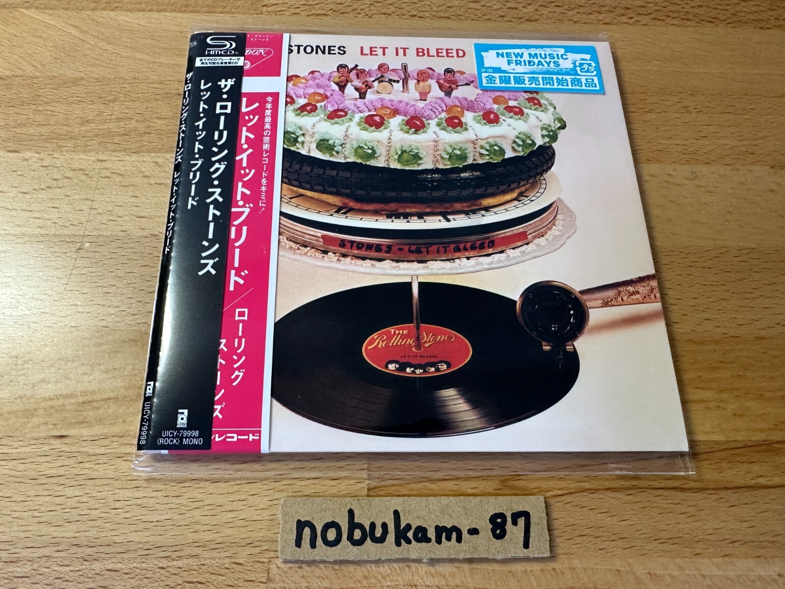 THE ROLLING STONES LET IT BLEED MONO JAPAN MINI LP SHM CD