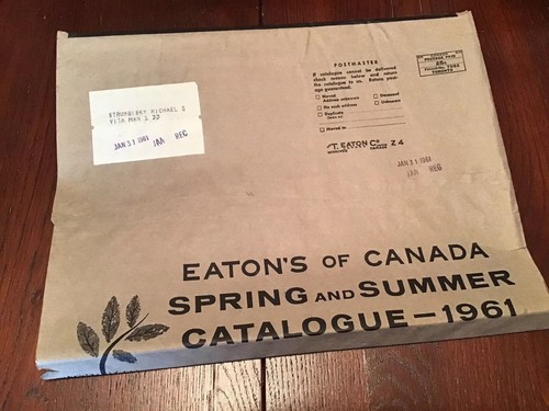 1961  Eaton’s Spring And Summer Catalogue (Excellent)