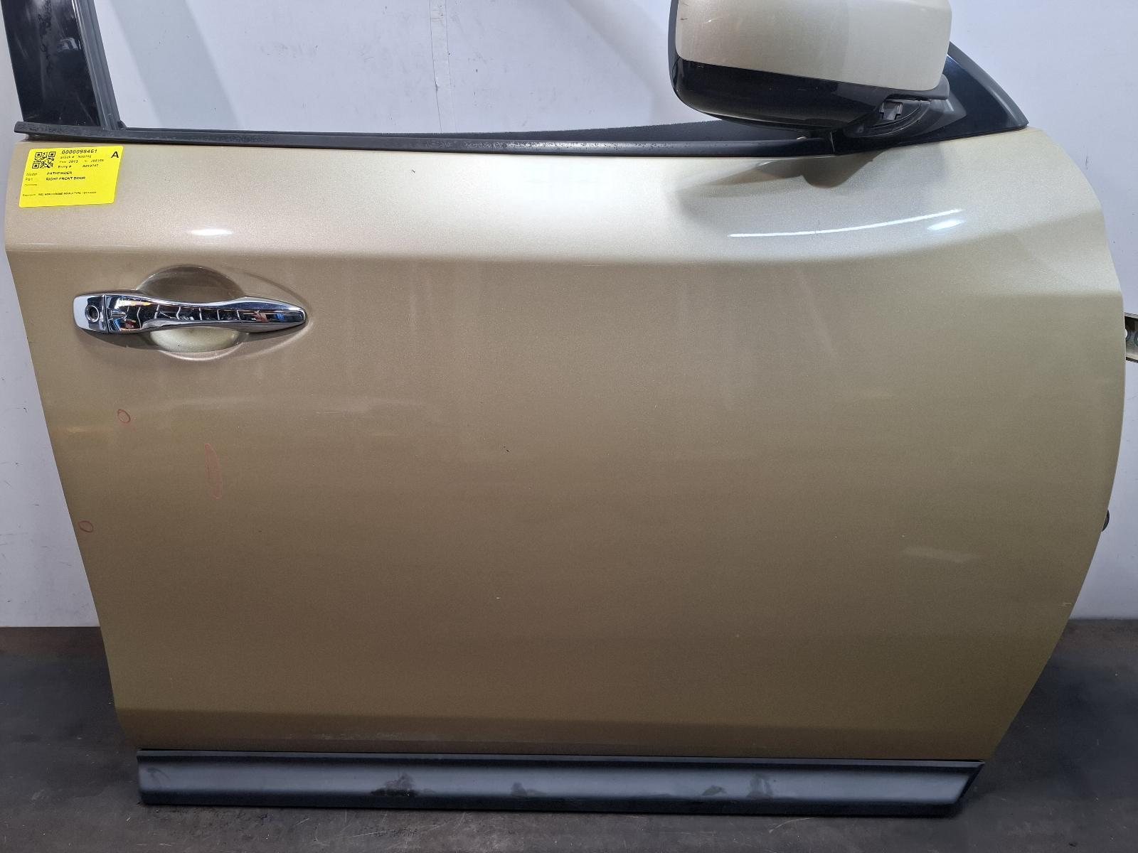 NISSAN PATHFINDER 2013-2021 RIGHT FRONT DOOR R52, NON CHROME MOULD TYPE, 06/13-0 - thumbnail 3