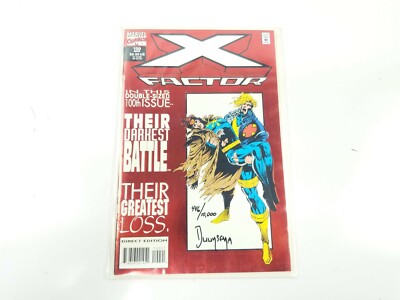 X-Factor 100th Issue Marvel Comics Red Foil Signed by Jan Duursema w/ COA #446