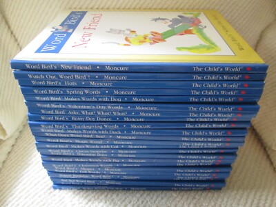 Nice Lot of 24 Word Bird Hardcover Books Readers by Jane Moncure VGC Word Bird's