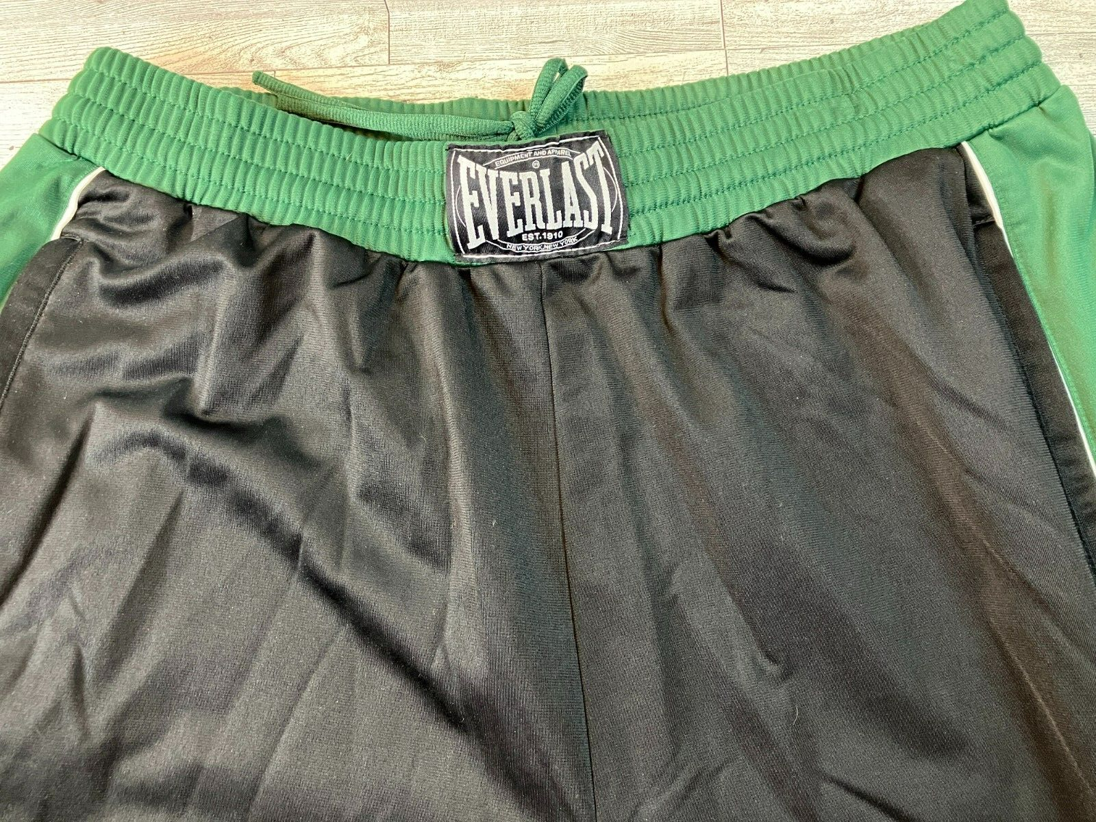 Size Xl Track Running Drawstring Zip Pocket Grey Grn