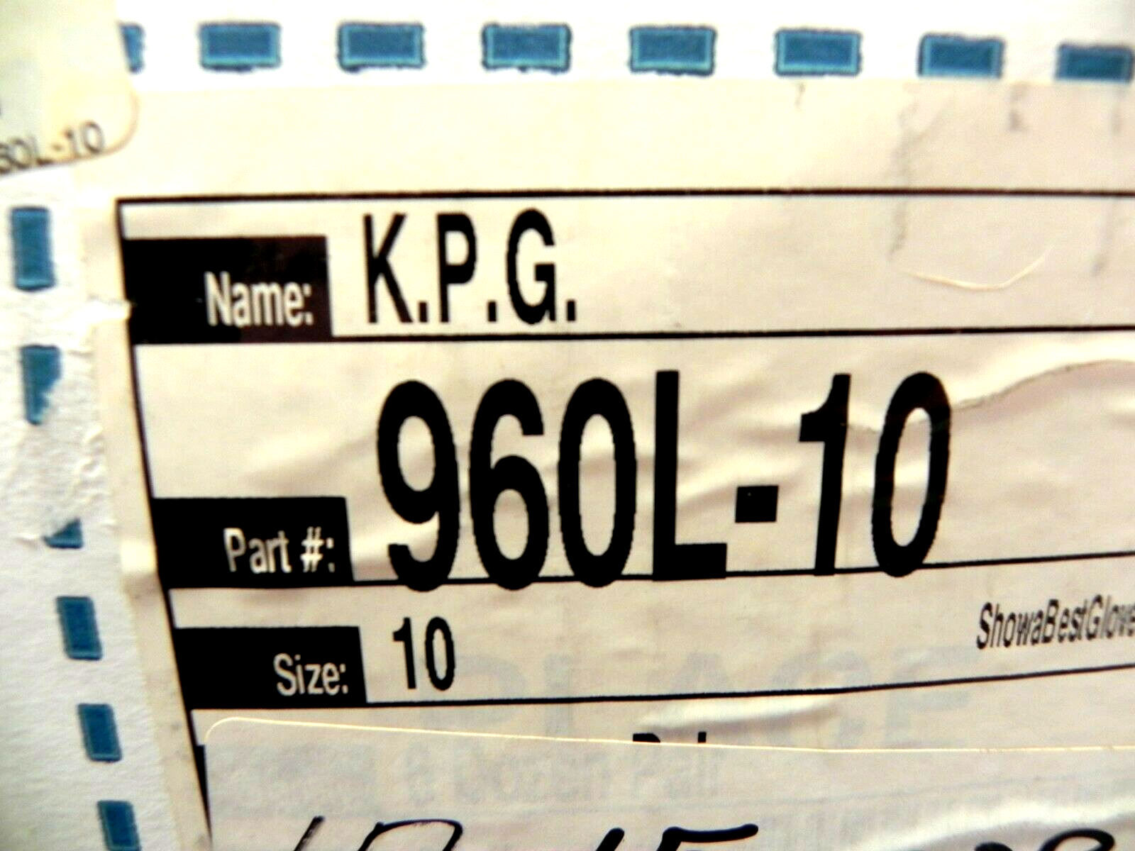 SHOWA Best Gloves Size Large KPG 960L-10 PVC Coated Gloves (HR) 