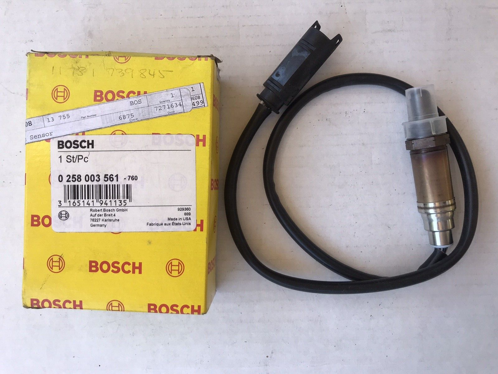 BMW 11-78-1-739-845 ORIGINAL BOSCH O2 Oxygen Sensor E46 E36 E38 E53 Z3 BMW 11-78-1-739-845 ORIGINAL BOSCH O2 Oxygen Sensor E46 E36 E38 E53 Z3
