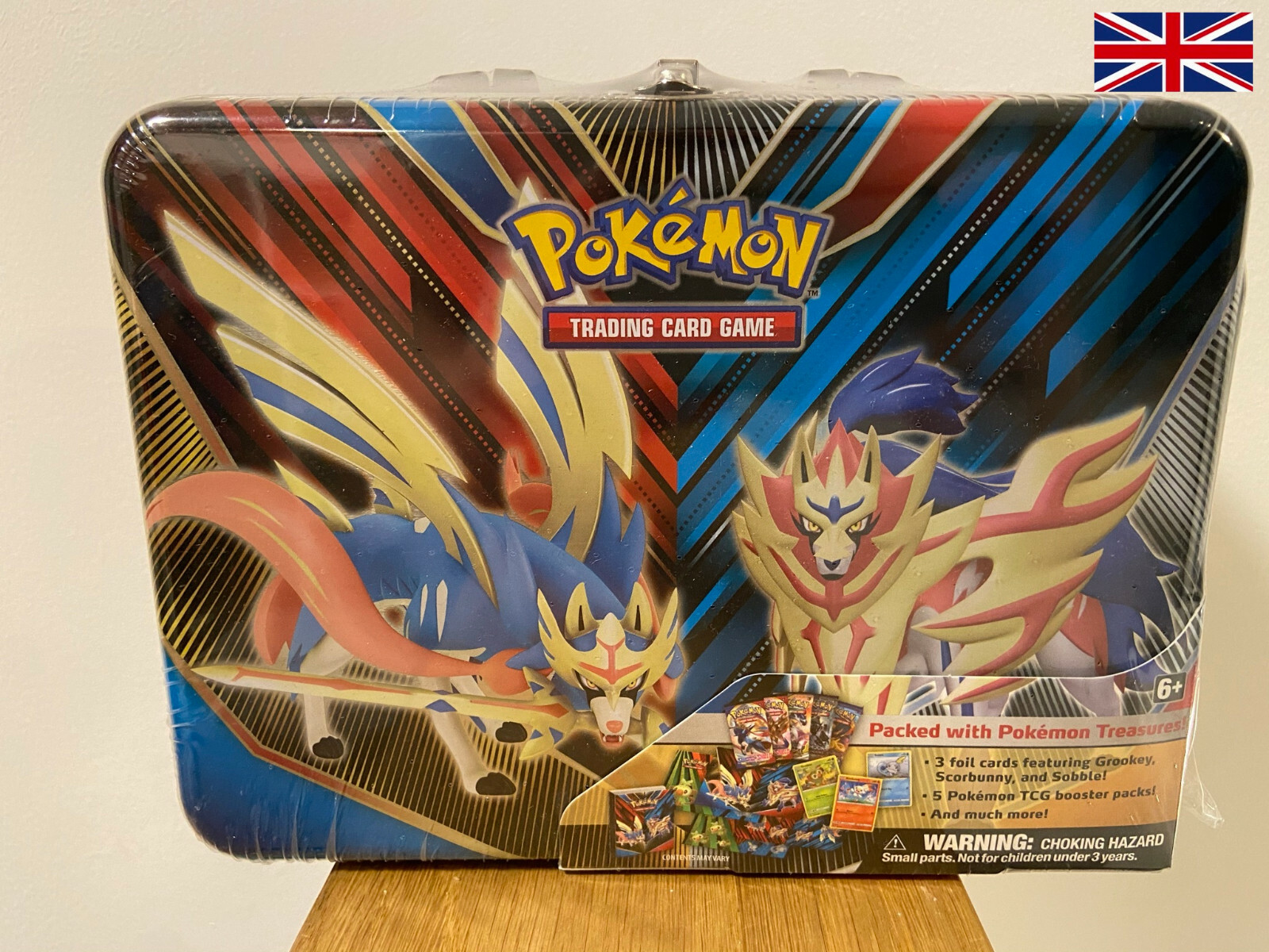 Pokemon Tin Sammelkoffer - Englisch - NEU OVP XY Evolution Booster Kein Display