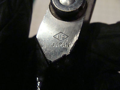 Vintage sewing item: zig-zag scissors, HC Japan, work