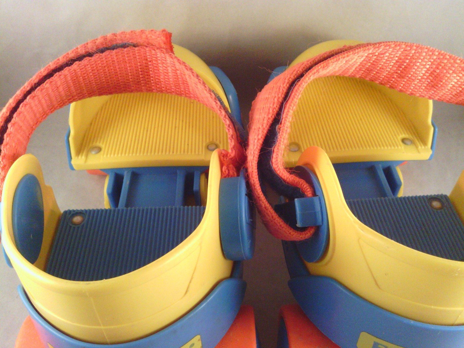 Fisher-Price Grow with Me 1,2,3 Roller Skates, Blue, Yellow, Orange. Vintage.