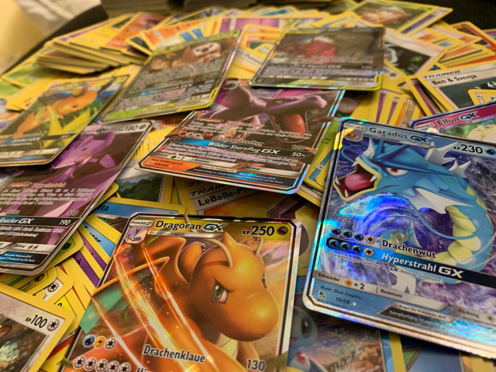Pokemon 50 Karten Sammlung seltene GX Karte Keine Doppelt ALLE DEUTSCH