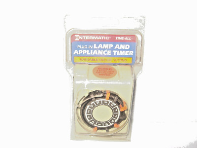 NOS 1986 Intermatic Time All Plug In Lamp + Appliance Timer SB711C Variable