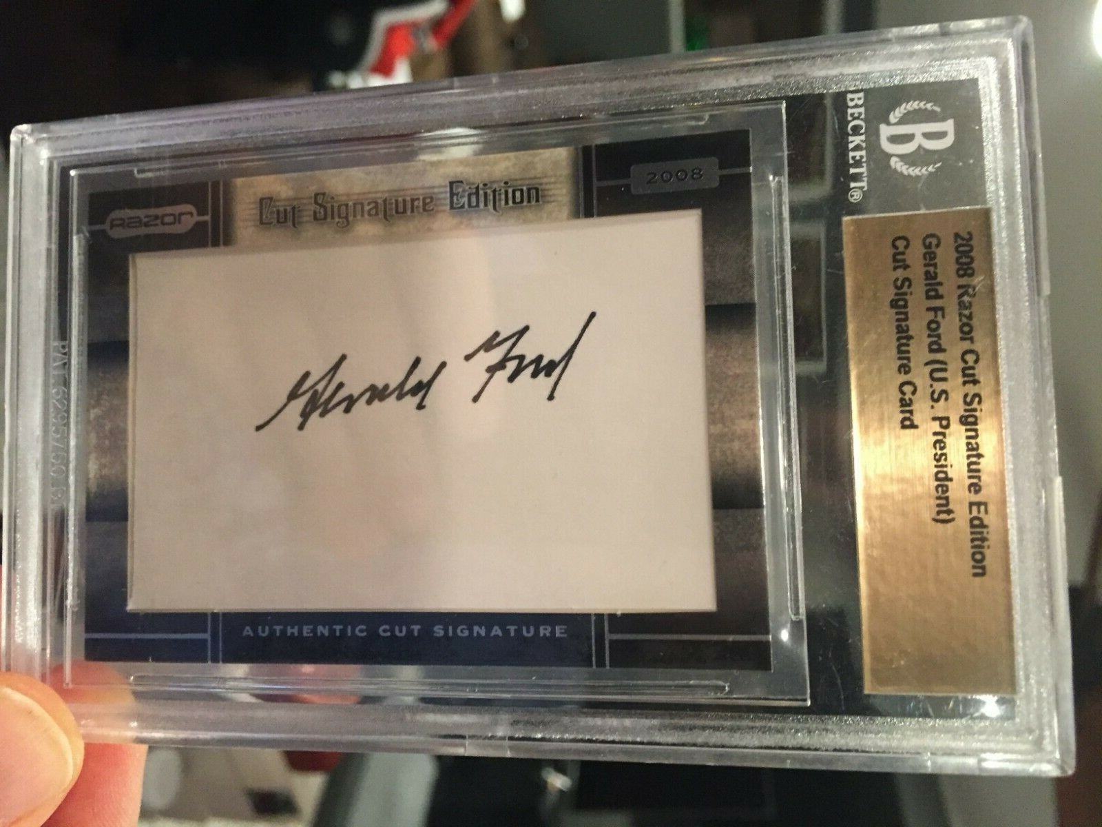 CAROL BURNETT 2009 Razor 1 of 1 cut signature