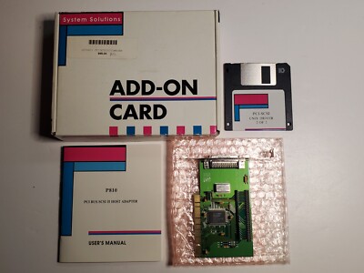 Adaptec PCI SCSI 1/O CONTROLLER 02710011 - AS-IS IN BOX W/MANUAL