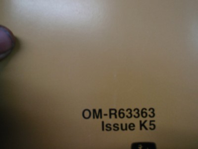 #16 John Deere 300 Series OEM ENGINES Operators Maintenance Manual OM-R63363 K5