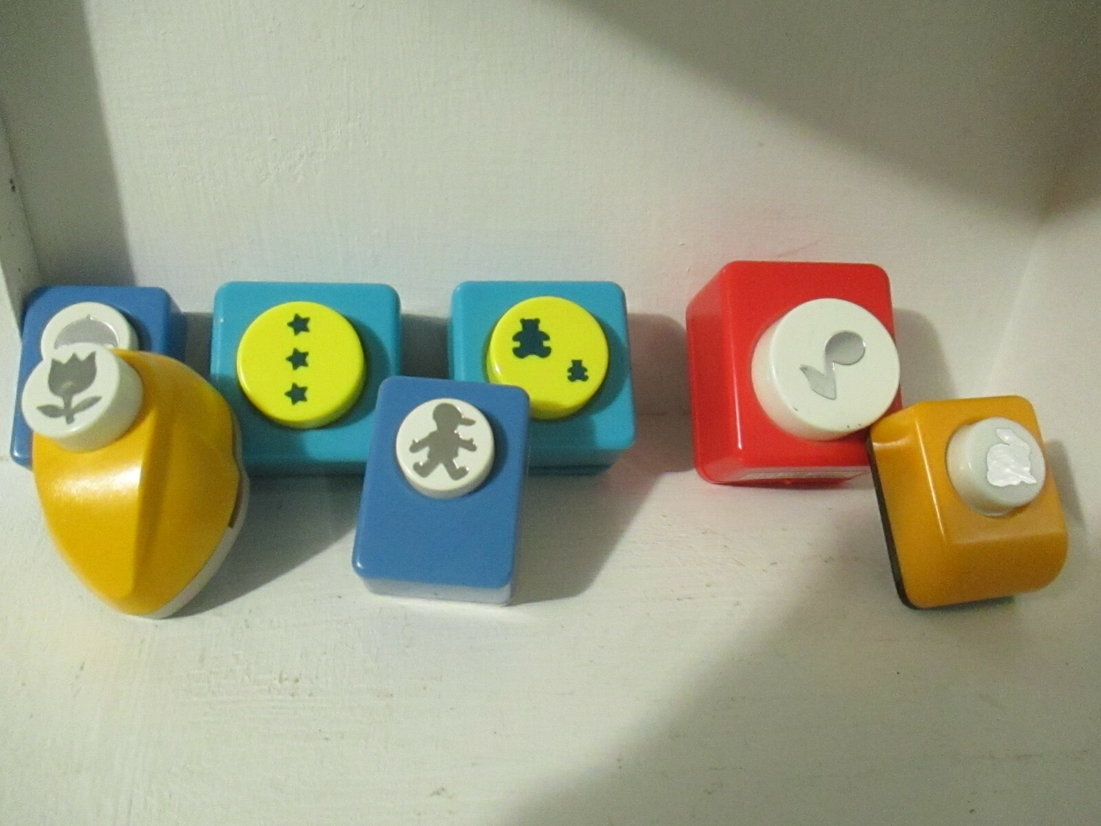 Paper Punch Lot 8 in all Various Sizes