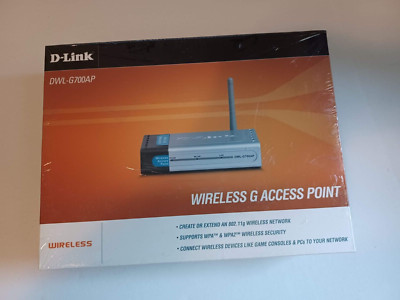 D-Link DWL-G700AP Wireless G Access Point - New Sealed