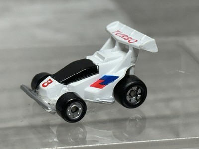 Vintage Micro Machines TURBO Formula 1 Racing Car #8 Red White Blue 1989 Funrise