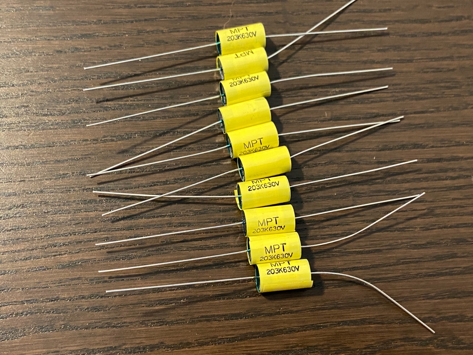 Qty 10 New .02 uf 630v Yellow Film Capacitors Guitar Tube