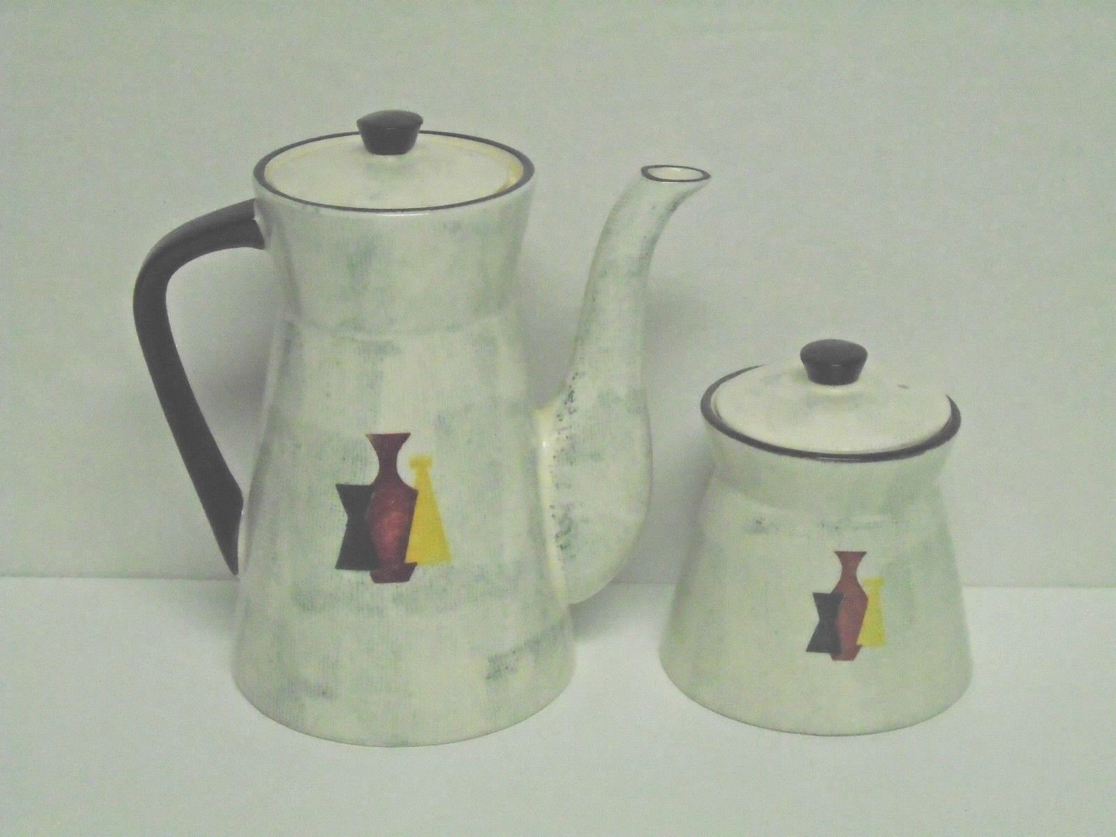 Vintage Royal Sealy Teapot & Sugar Bowl 