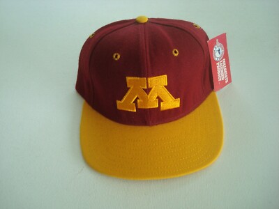 MINNESOTA GOPHERS DELONG 80S SCRIPT FITTED SIZE 7  GOLF HAT CAP VINTAGE K2