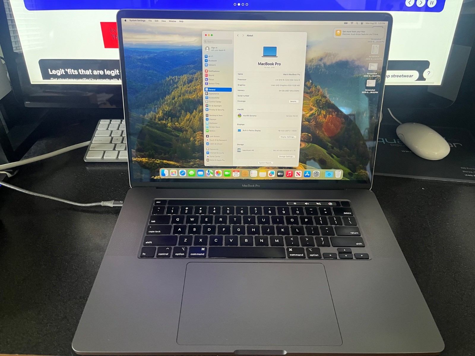 ノートPC Apple - Macbook pro 2019 i9 64G 1TB GDDR8GB Amazon.com: Apple 2019 MacBook Pro with 2.3GHz Intel Core i9
