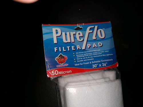 Coralife Pure-Flo Fine Filter Pad - 50 Micron - 30