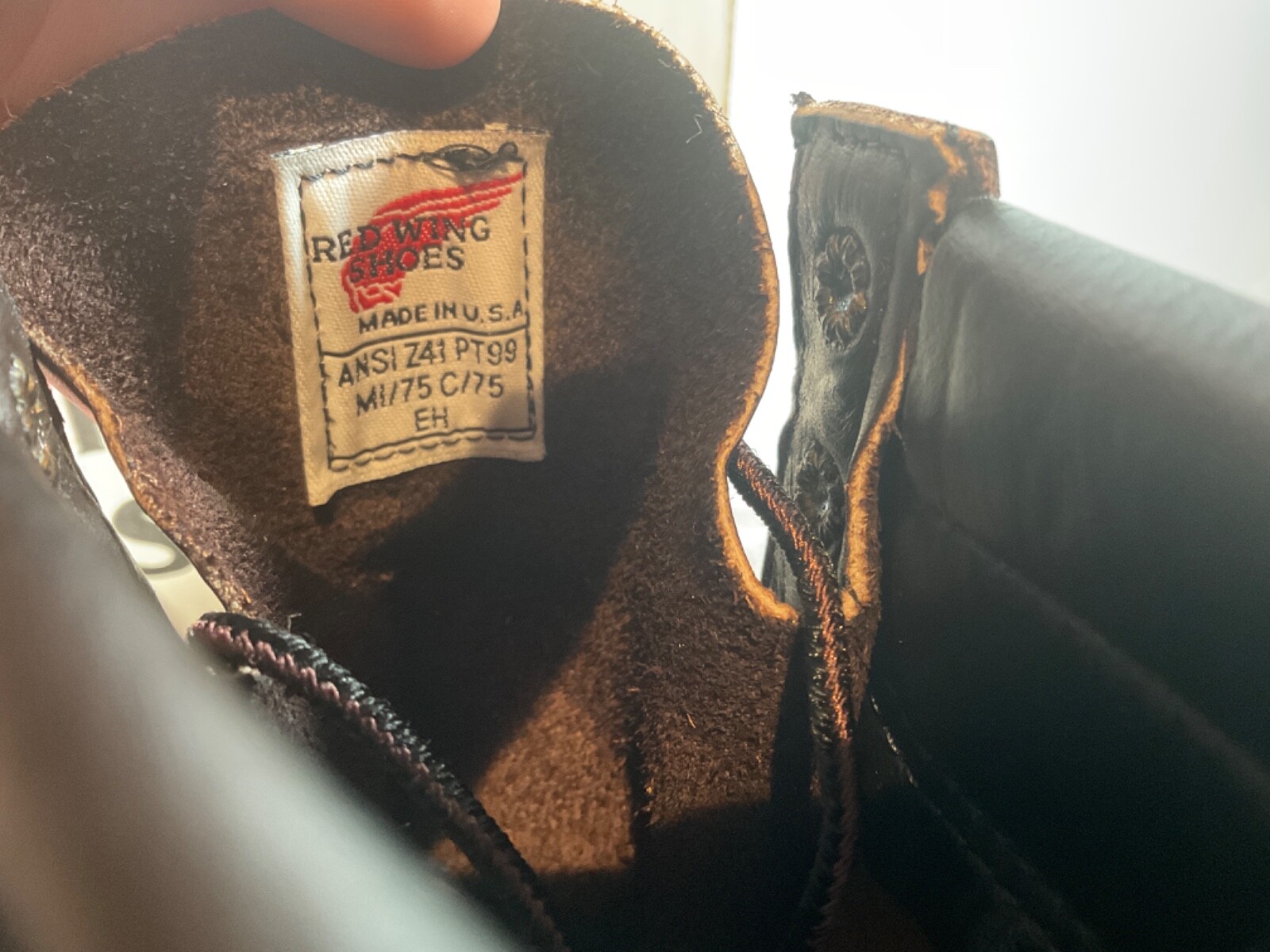 Pre-owned Red Wing Shoes Vintage Brown Red Wing Steel Toe Boots 2204 Multiple Sizes