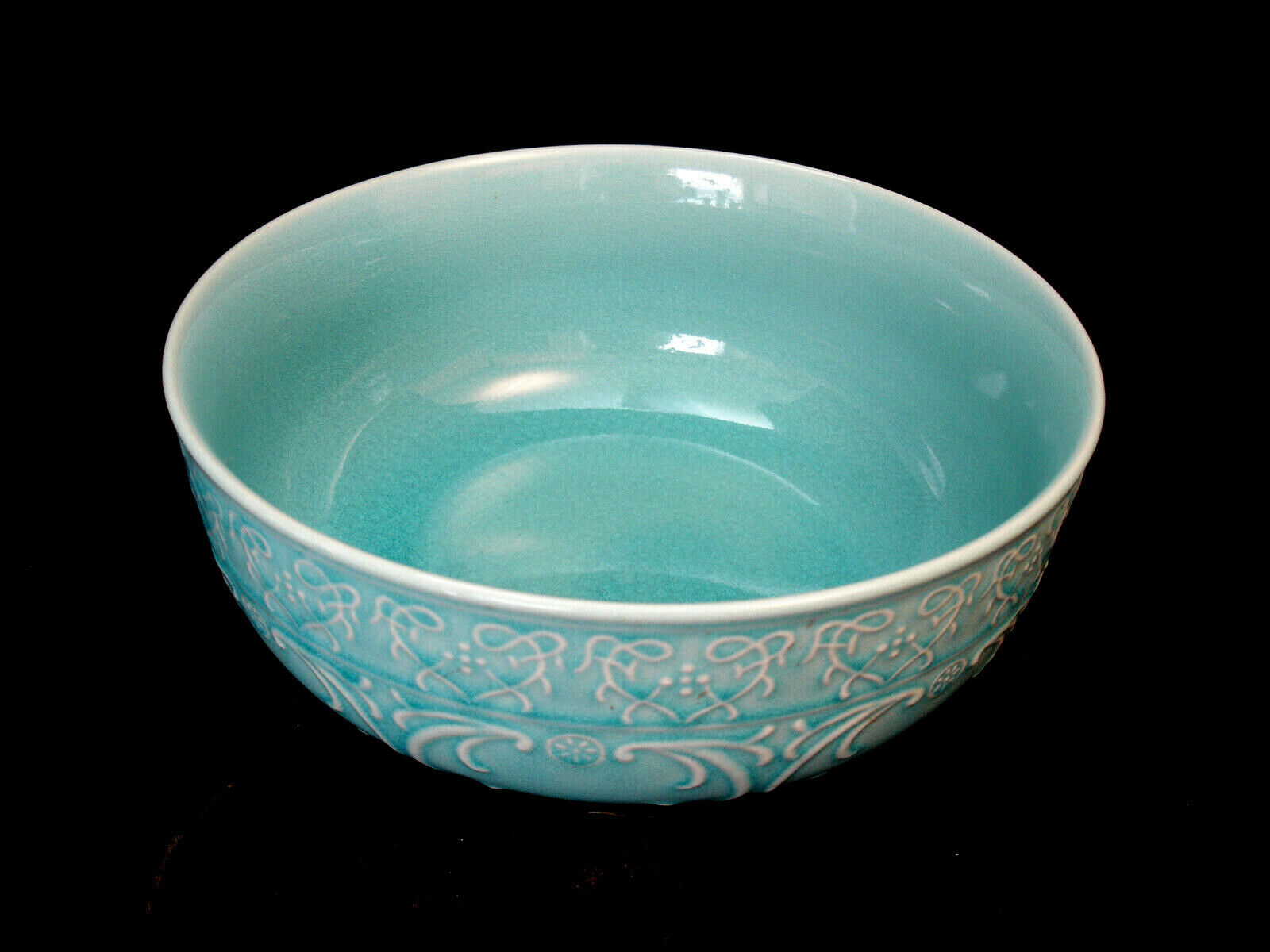 Zazen / Embossed / Turquoise by Home ROUND VEGETABLE Zazen / Embossed / Turquoise by Home ROUND VEGETABLE