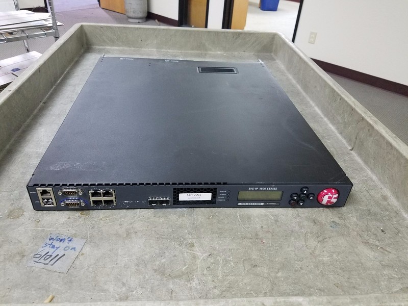 F5 Networks BigIP 1600 200029416 REV A Series Load Balancer