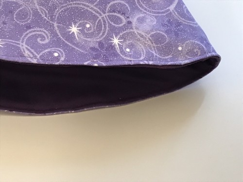 Lavender Purple Reversible Bucket Hat Glitter Sparkle Stars