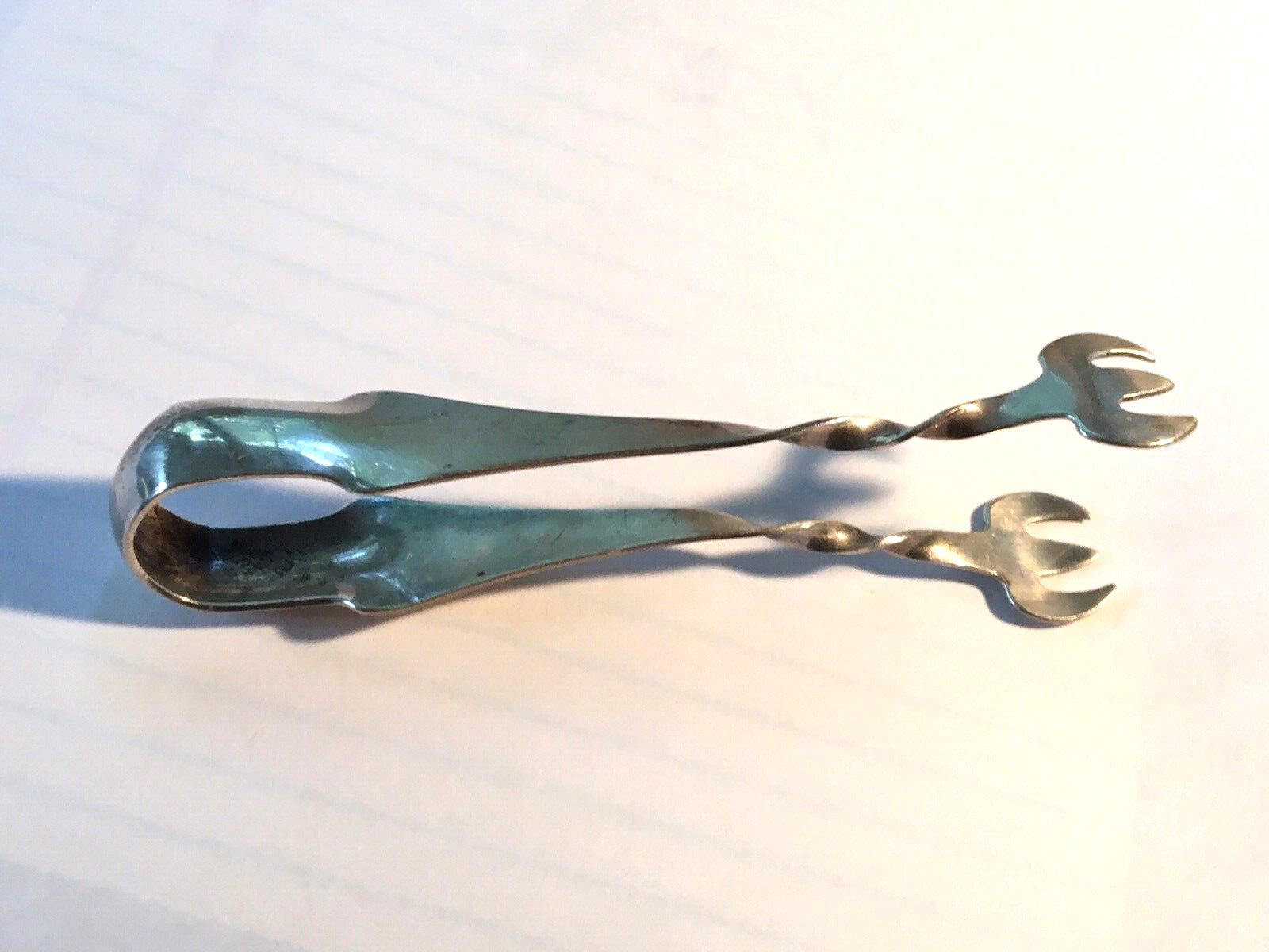 Vintage Carr Craft Sterling Sugar Tong  3 1/2