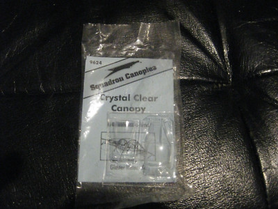 Squadron Crystal Clear Canopy Gloster Meteor III for a Tamiya kit in 1/48 scale