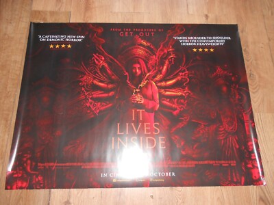 IT LIVES INSIDE ~ Original UK Cinema Poster ~ Landscape ~ 40'' x 30''