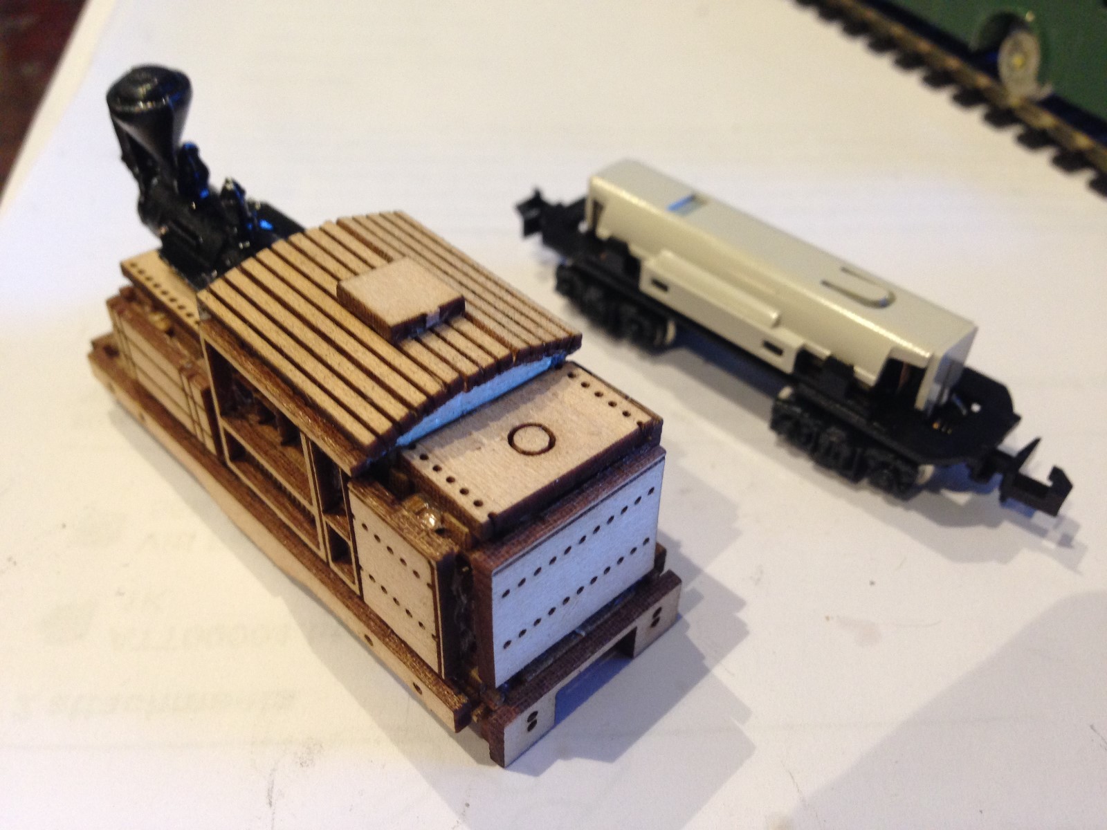 n scale climax locomotive