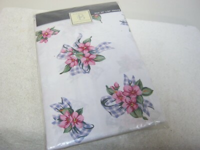 New Bridge Designer Tablecloth & 8 Cloth Napkins Matching '' New '' Must See