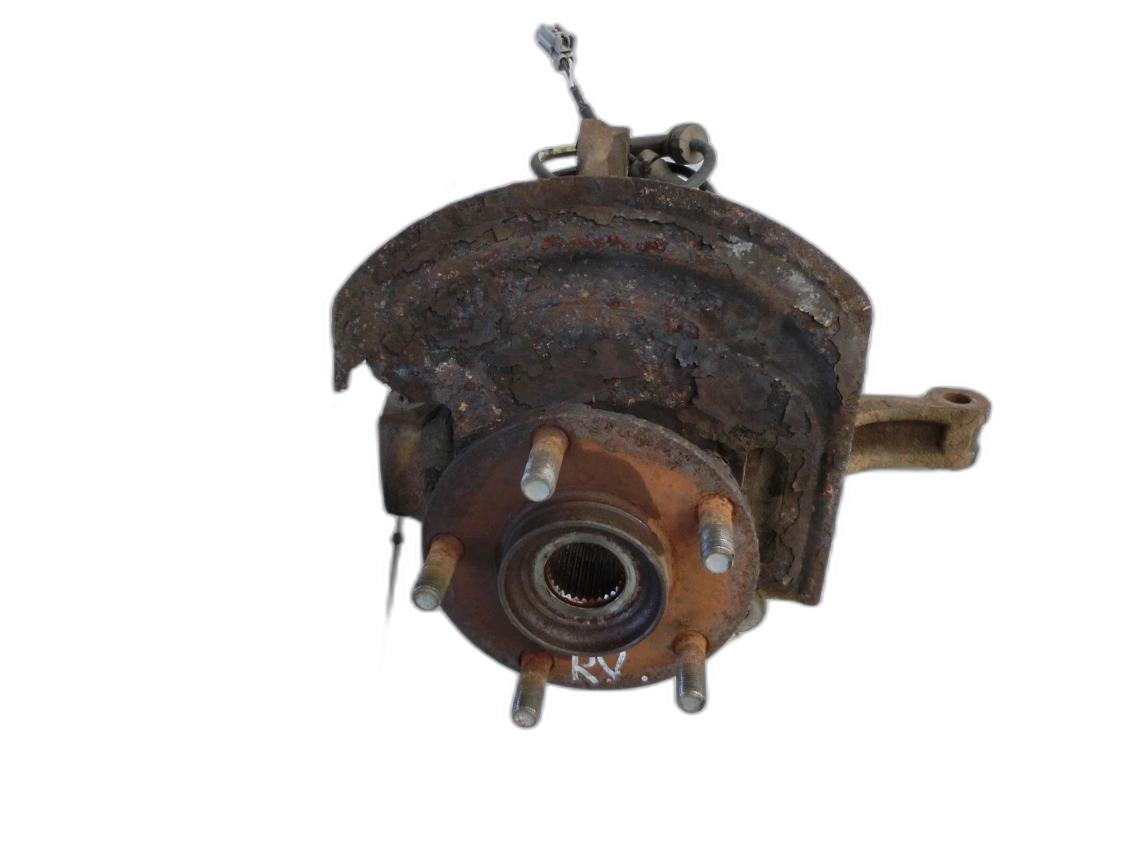Mangueta Cubo de la rueda con ABS derecha delante para Renault Koleos I HY 4x4 07-11 - Bild 1