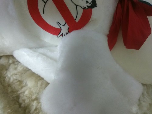 Vintage GHOSTBUSTERS RARE White Stuffed Plush Toy A-1 Novelty 1984 People Buster