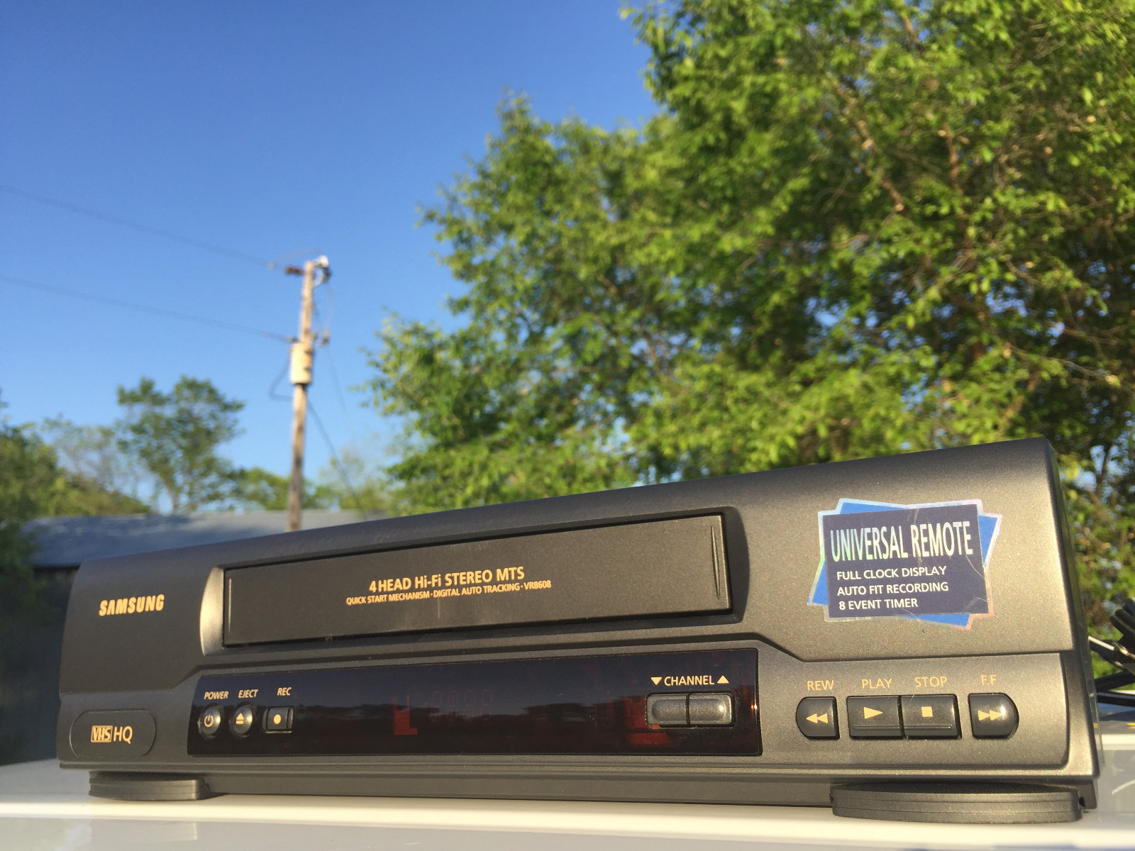 SAMSUNG VR8608 VHS-HQ VCR HIFI STEREO 4 HEAD