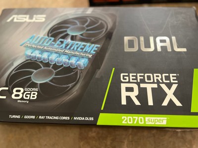 ASUS GeForce RTX 2070 8G EVO GDDR6 Dual-Fan (DUAL-RTX-2070S-O8G-EVO) SEALED
