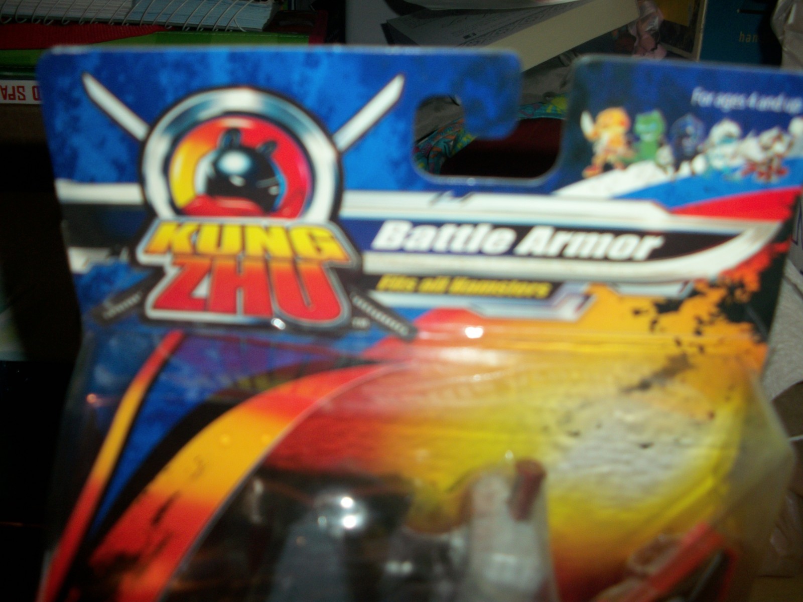 Kung Zhu Ninja Warriors Yama Fire Chunin Battle Armor with Fire Tablet