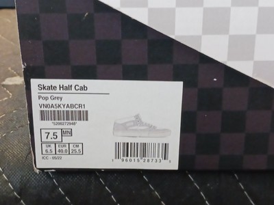 Vans Half Cab/ Pop Trading Co  Grey