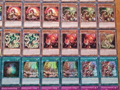 YuGiOh Charmer Besessen Vertrauten Zauberin Hexer Deck 70 Karten DEUTSCH NEU