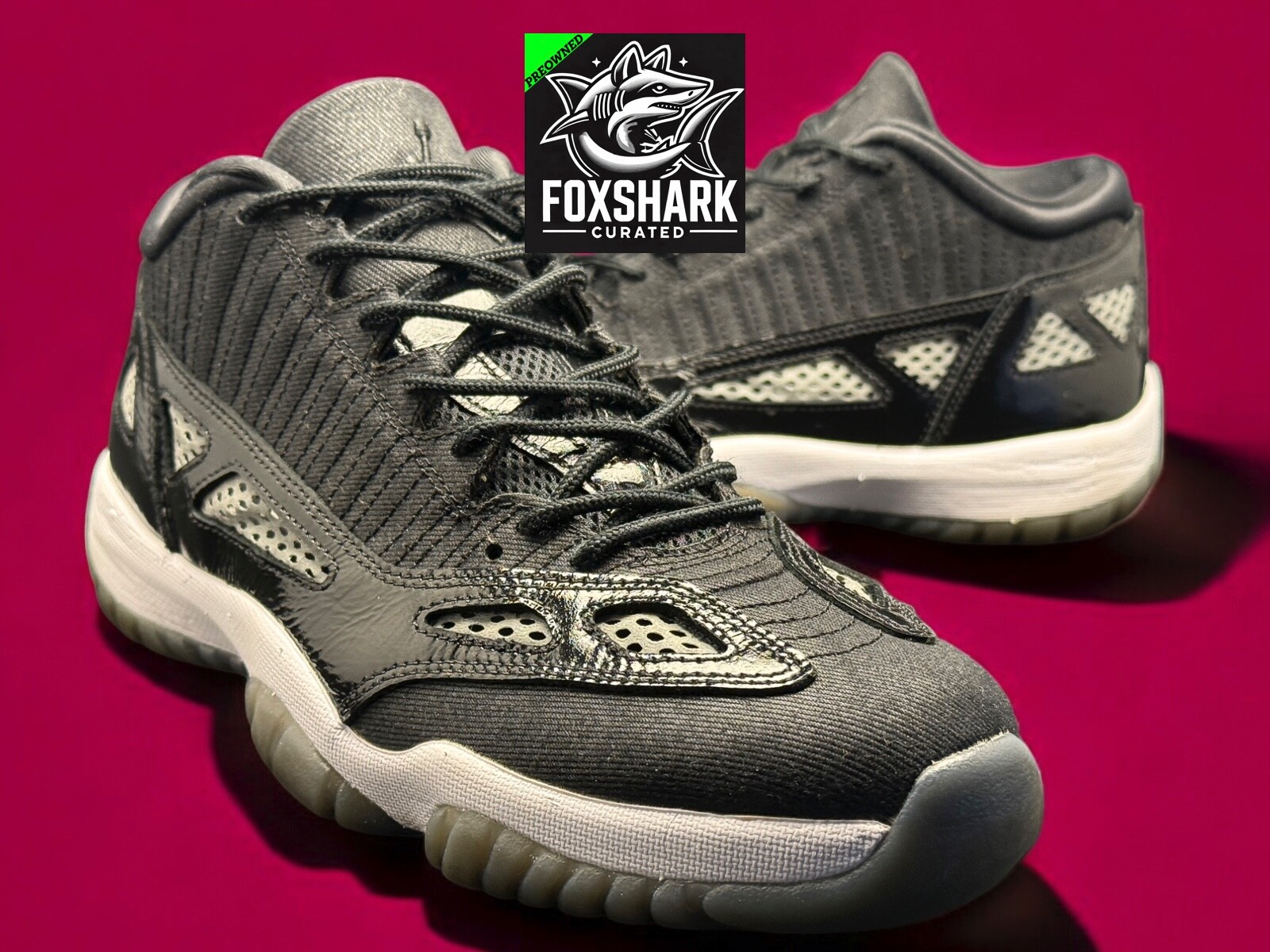 NIKE Air Jordan 11 ブラック/ホワイト Nike Air Jordan 11 XI CMFT Low White/Black Concord NEW | eBay