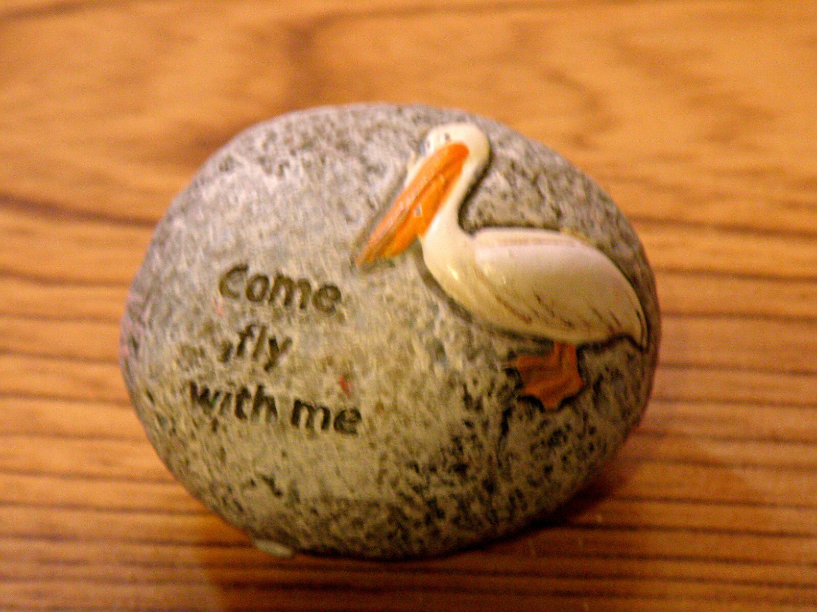 Pelican Rock with 3d pelican 2 inch rock