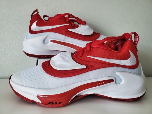 シューズ(男性用) Nike zoom freak3 Nike Zoom Freak 3 'Bred' Black Red Giannis Men's Basketball