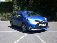 2016 Toyota Yaris 1.33 VVT-i Icon 3dr HATCHBACK Petrol Manual