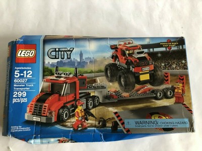 lego monster truck transporter