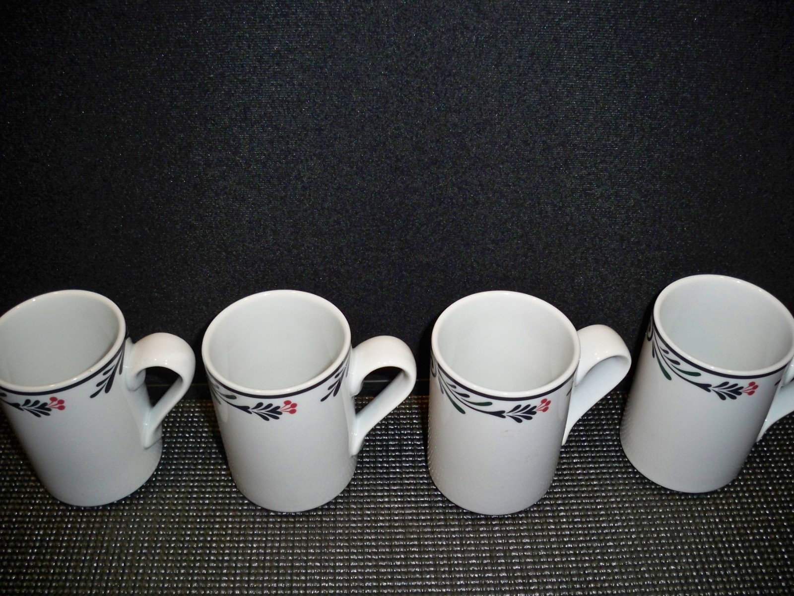 4 DANSK BISTRO MUGS LILLIHAVN  4'' 10 OUNCE