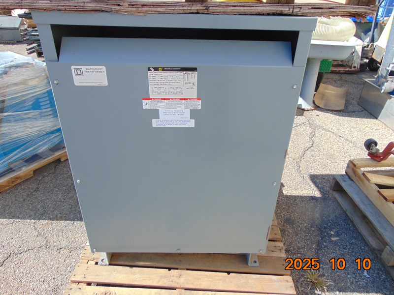 *NEW* 75S3HFCU Square D 75KVA 1PH Transformer 75S3HFCU47DB HV 240/480 LV 120/240
